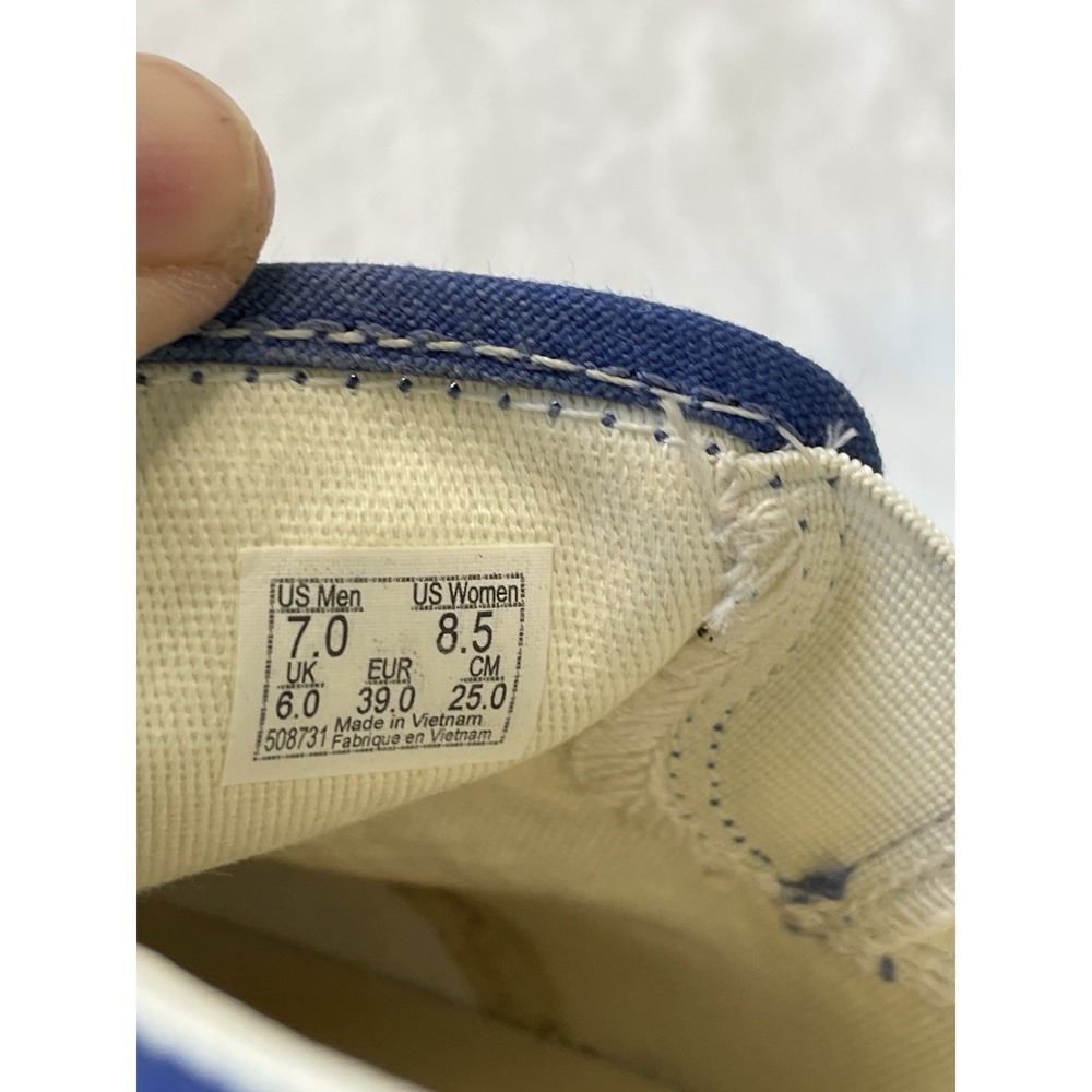 Vans Womens 8.5 Mens 7 Low Canvas  Anaheim Tile Checkerboard Slip-on Skate Shoes - Picture 6 of 8